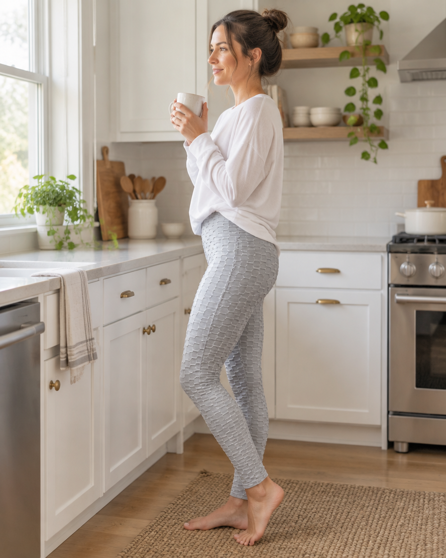 Legginsy Miodella 3D szare